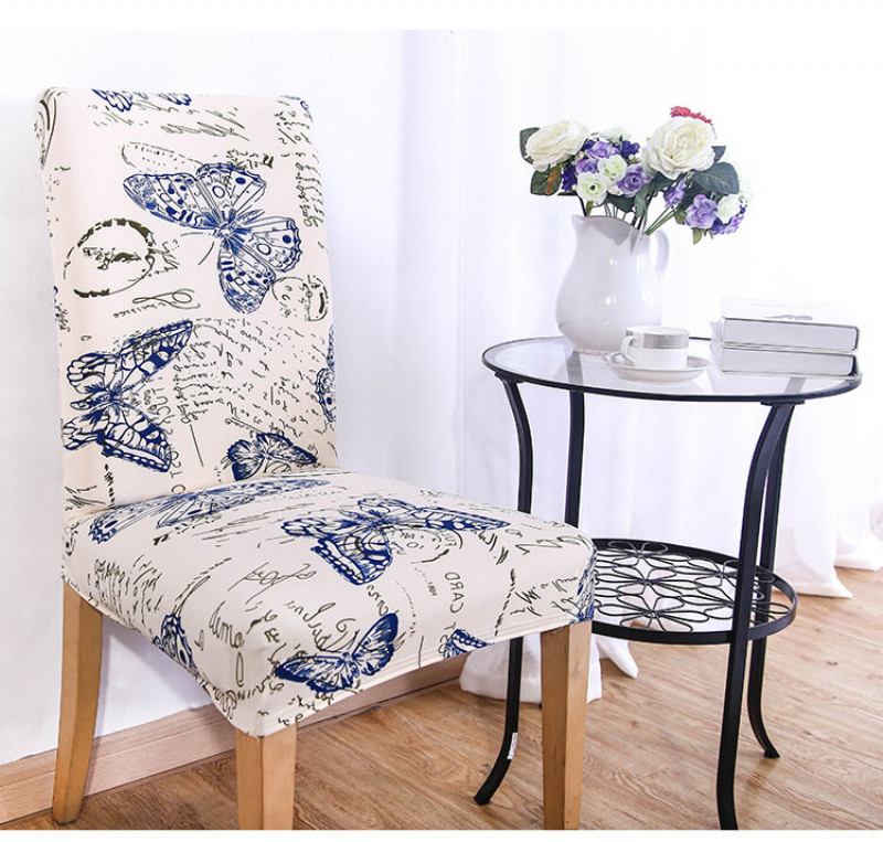 Kcasa Wx-pp3 Elegant Flower Elastic Stretch Κάλυμμα Καθίσματος Τραπεζαρίας Σπίτι Διακόσμηση Γάμου