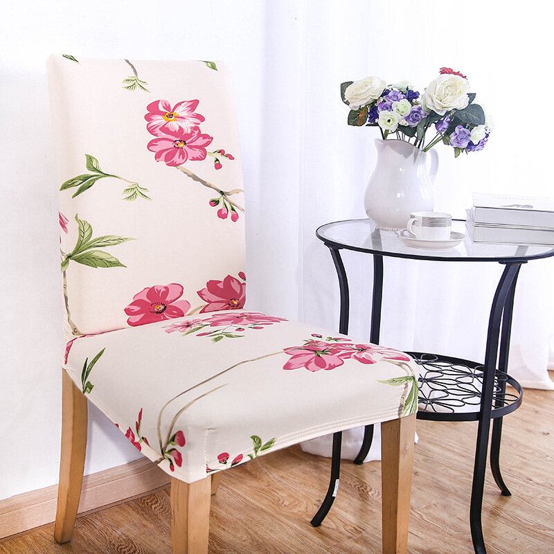 Kcasa Wx-pp3 Elegant Flower Elastic Stretch Κάλυμμα Καθίσματος Τραπεζαρίας Σπίτι Διακόσμηση Γάμου