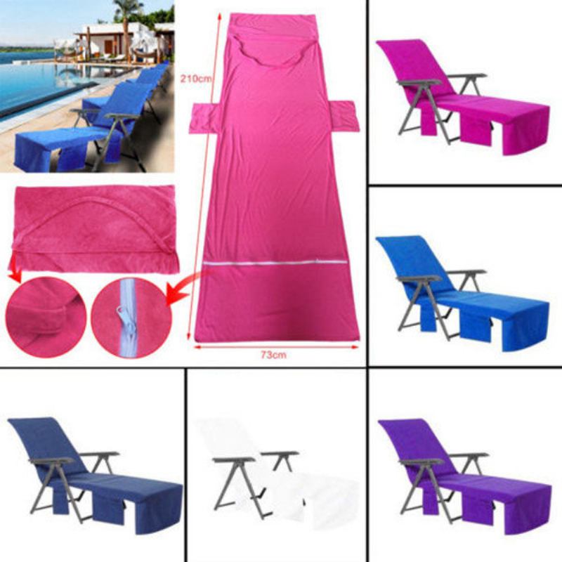 Ξαπλώστρα Mate Beach Towel Για Holiday Garden Lounge Με Τσέπες