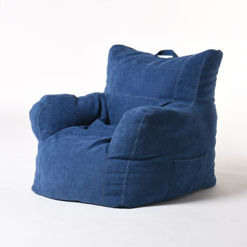 Lazy Sofa Bean Bag Καρέκλα Καναπέ Μονό Υπνοδωματίου Σαλόνι Μοντέρνα Απλή