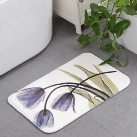 Memory Foam Chronic Rebound Printing Lotus Absorbent Αντιολισθητικό Χαλάκι Home Παιδικό Δωμάτιο Μοκέτα Δαπέδου