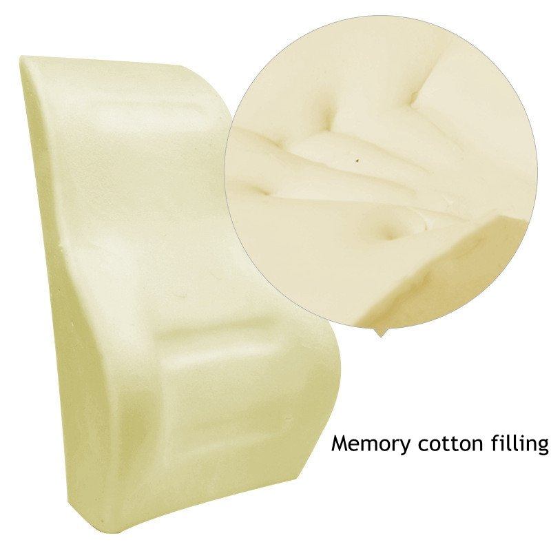 Memory Foam Οσφυϊκή Υποστήριξη Σπονδυλικής Στήλης Μαξιλάρι Διόρθωσης Στάσης Καθιστή Ανακούφιση Κόπωσης