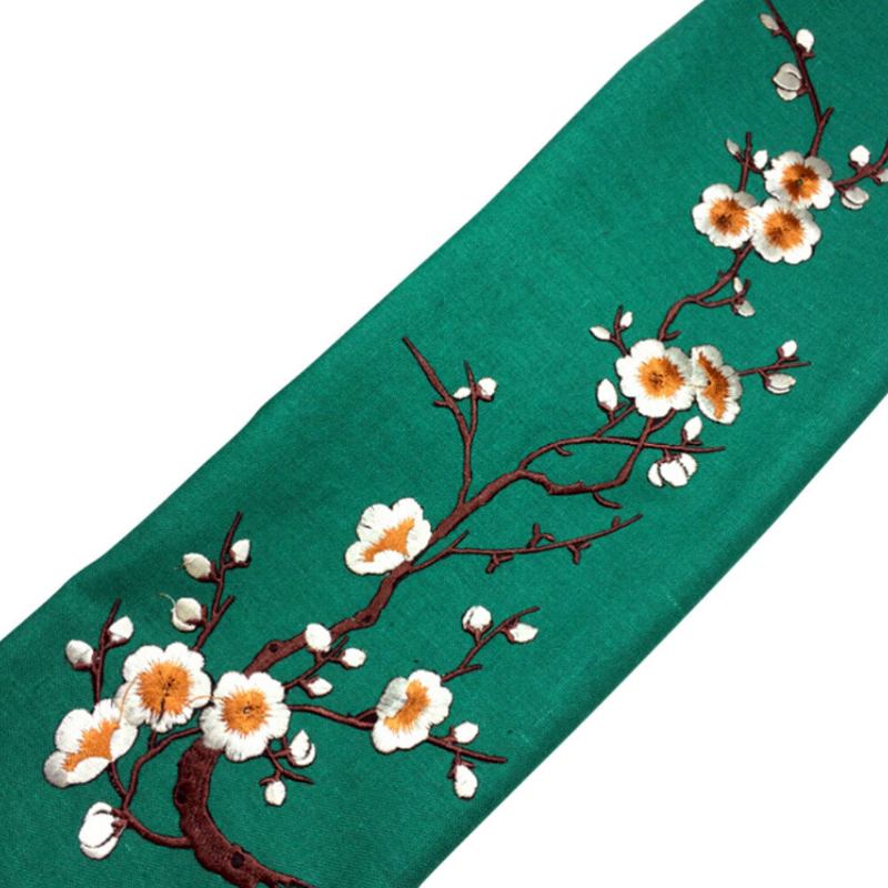 Plum Blossom Flower Απλικέ Ρούχα Κέντημα Patch Υφασμάτινο Αυτοκόλλητο Σίδερο Σε Μπάλωμα Επισκευή Ραπτικής