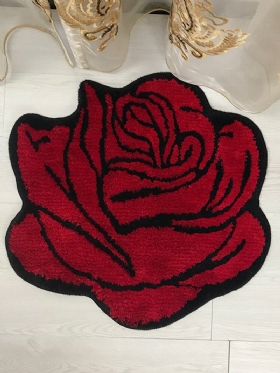 Ροζ Χαλί Σαλόνι Υπνοδωμάτιο Επιτραπέζια Χαλιά Κουζίνα Μπάνιο Αντιολισθητικά Χαλάκια Εσωτερικό Λουλουδιών