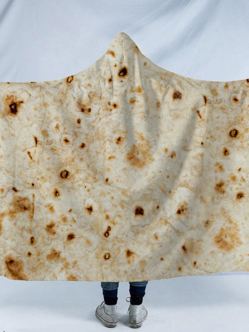 Super Soft Burrito Wrap Κουβέρτα Με Κουκούλα Home Casual Wearable Ζεστή Για Ενήλικες Παιδικό Καναπέ-κρεβάτι Γονάτων