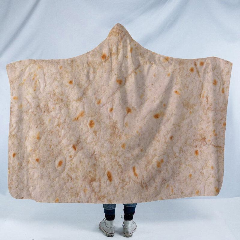 Super Soft Burrito Wrap Κουβέρτα Με Κουκούλα Home Casual Wearable Ζεστή Για Ενήλικες Παιδικό Καναπέ-κρεβάτι Γονάτων