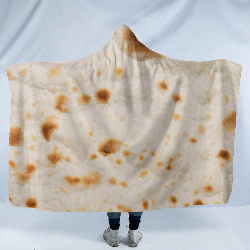 Super Soft Burrito Wrap Κουβέρτα Με Κουκούλα Home Casual Wearable Ζεστή Για Ενήλικες Παιδικό Καναπέ-κρεβάτι Γονάτων