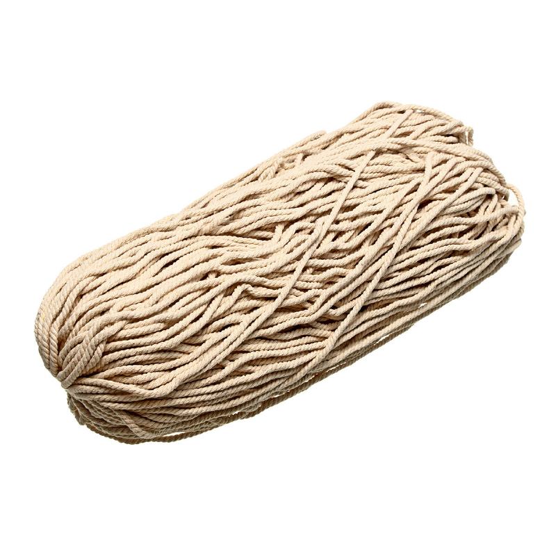 Σχοινί Macrame 4/5/6mm Φυσικό Μπεζ Βαμβακερό Στριφτό Κορδόνι Artisan Hand Craft New