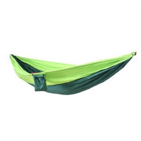 Camping Hammock Φορητές Εσωτερικές Εξωτερικές Ελαφριές Νάιλον Αιώρες Αλεξίπτωτου Για Παραλία Ταξιδίου Με Ιμάντες Και Καραμπίνερ