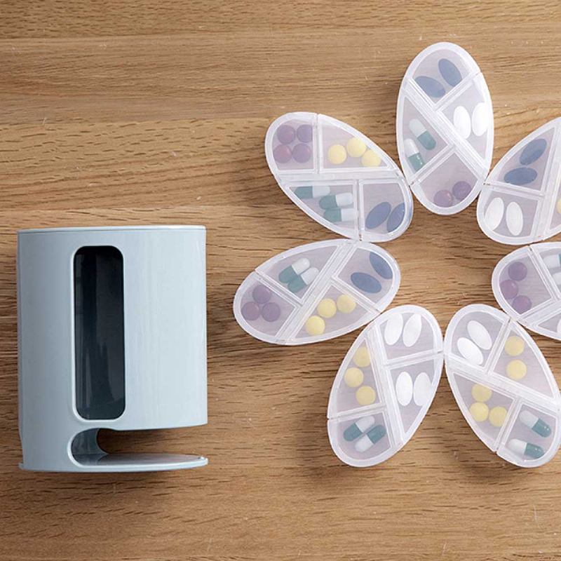 28 Day Pill Organizer Αδιάβροχο Dispenser Χαπ Φορητό Σχέδιο Για Μεταφορά Συμπληρωμάτων Βιταμινών Και Φαρμάκων Για Ταξιδιωτικό Κάμπινγκ