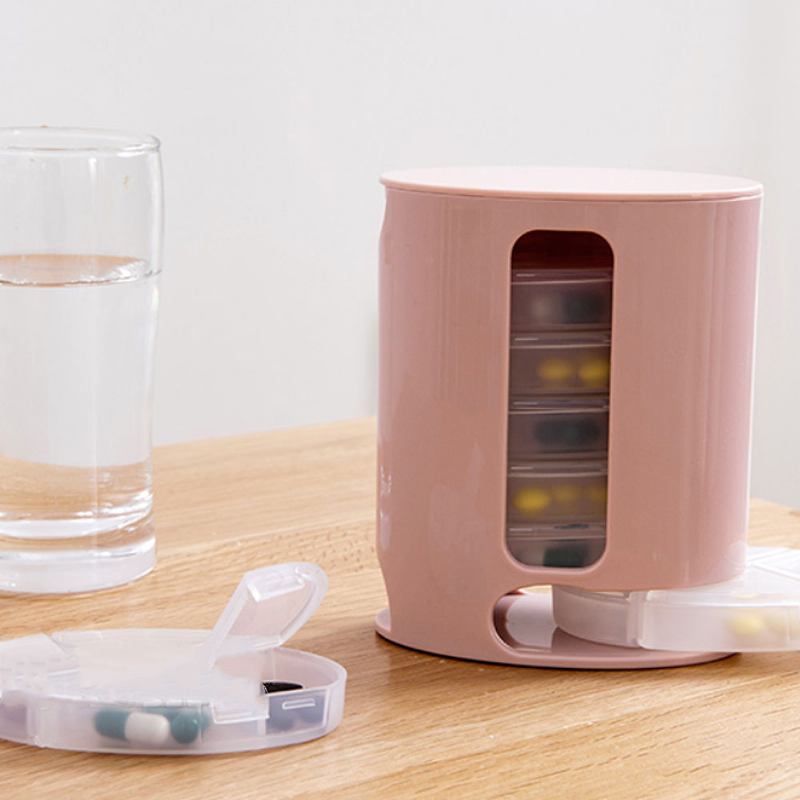 28 Day Pill Organizer Αδιάβροχο Dispenser Χαπ Φορητό Σχέδιο Για Μεταφορά Συμπληρωμάτων Βιταμινών Και Φαρμάκων Για Ταξιδιωτικό Κάμπινγκ