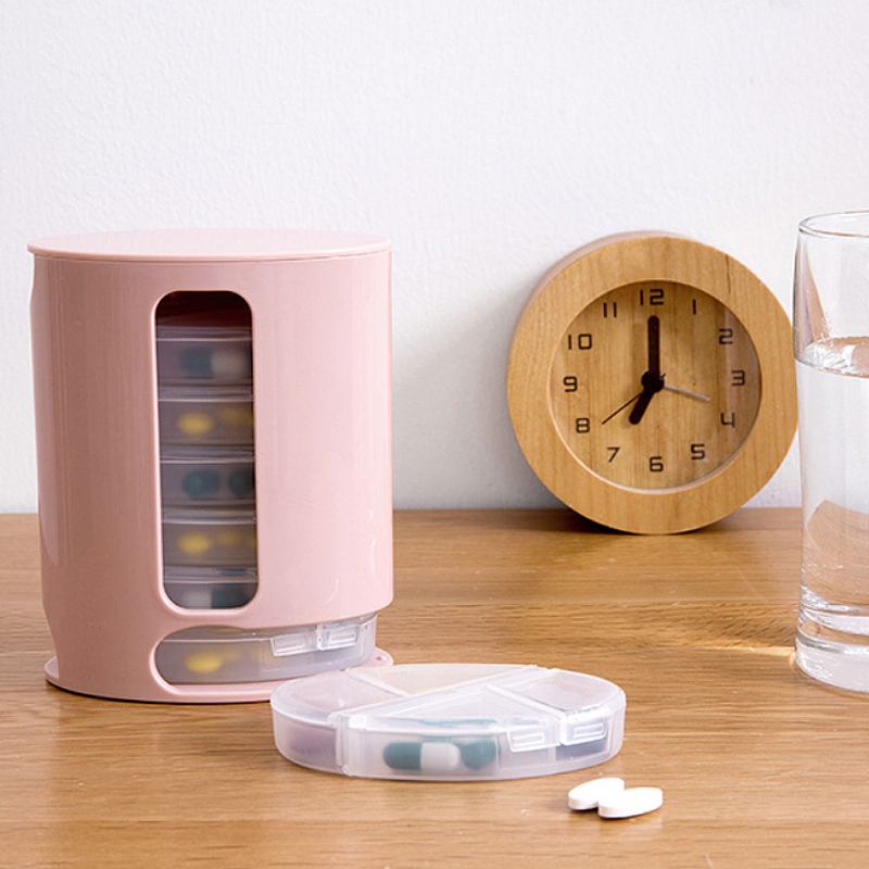 28 Day Pill Organizer Αδιάβροχο Dispenser Χαπ Φορητό Σχέδιο Για Μεταφορά Συμπληρωμάτων Βιταμινών Και Φαρμάκων Για Ταξιδιωτικό Κάμπινγκ