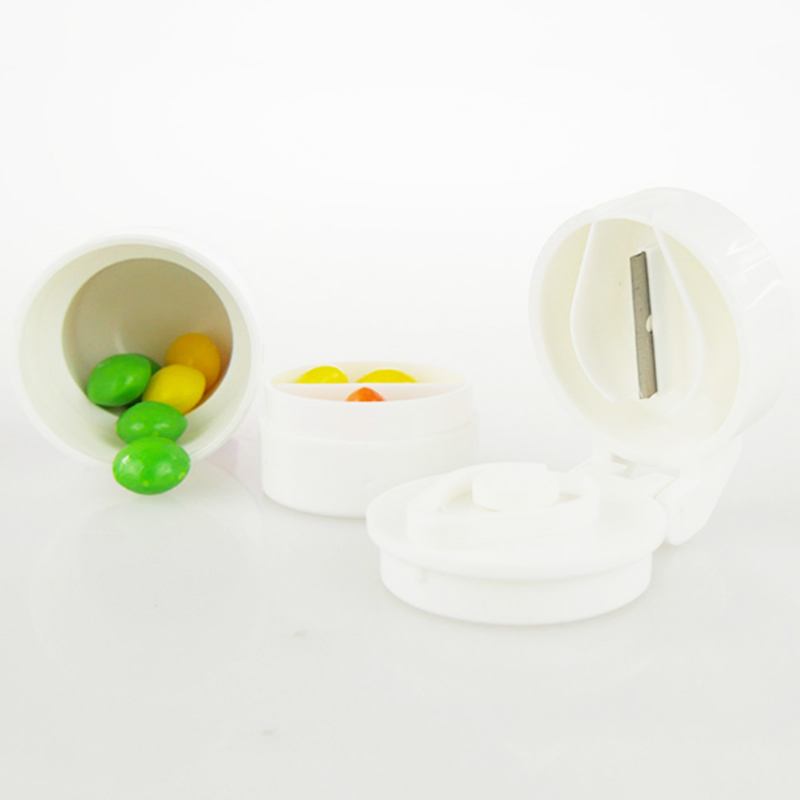 3 Σε 1 Pill Cutter Crusher And Storage Multifunction Splitter Powder Organizer Για Καθημερινή Ή Ταξιδιωτική Χρήση