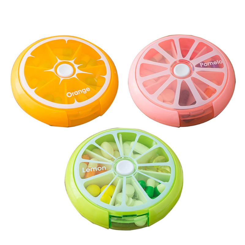 7 Day Organizer Mini Pill Box Plastic Medicine Box For Pills Ταμπλέτες Βιταμίνης One-week Container