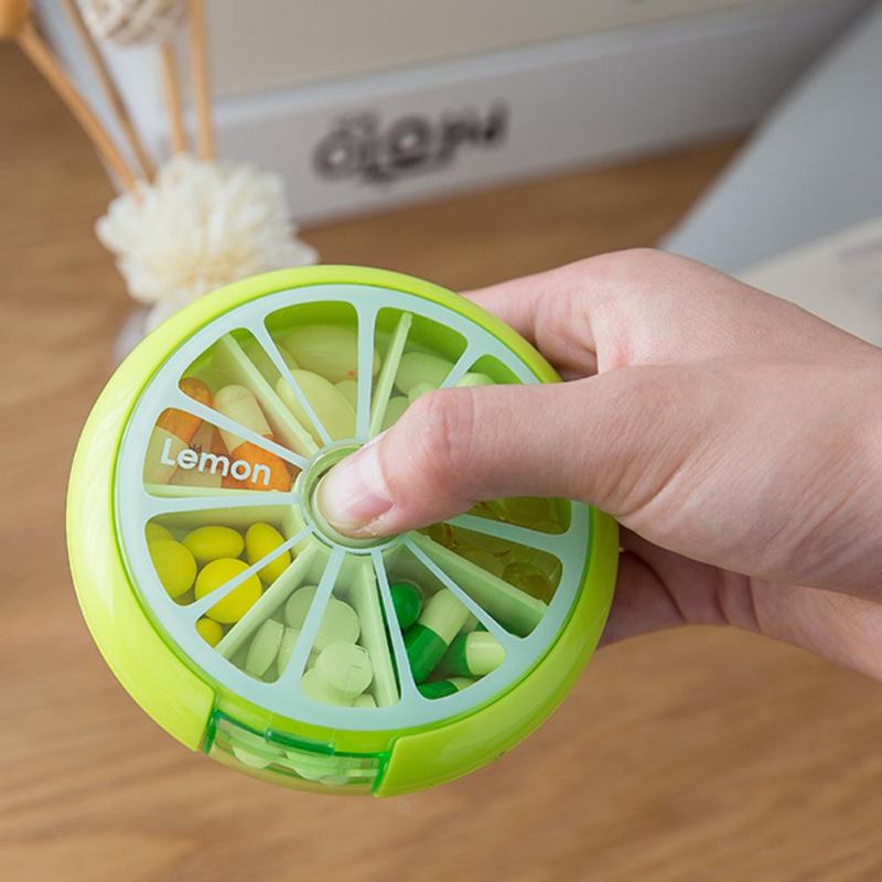 7 Day Organizer Mini Pill Box Plastic Medicine Box For Pills Ταμπλέτες Βιταμίνης One-week Container