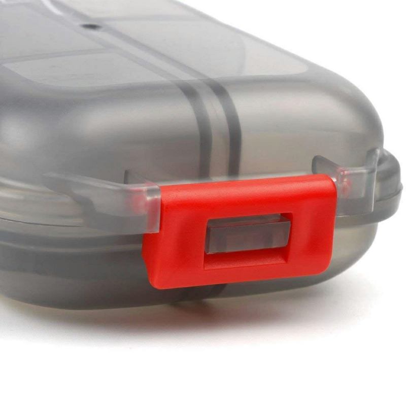 Bidear Travel Pill Case Φορητή Εβδομαδιαία Ταμπλέτα Medicine Κουτί Βιταμινών Για Πορτοφόλι Ή Τσέπη 10 Διαμερισμάτων