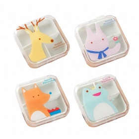 Cartoon Animal Cute Pill Box Καλύτερο Δοχείο Χαπιών Ταξιδιού Για Καθημερινή Χρήση 4 Πλέγματα