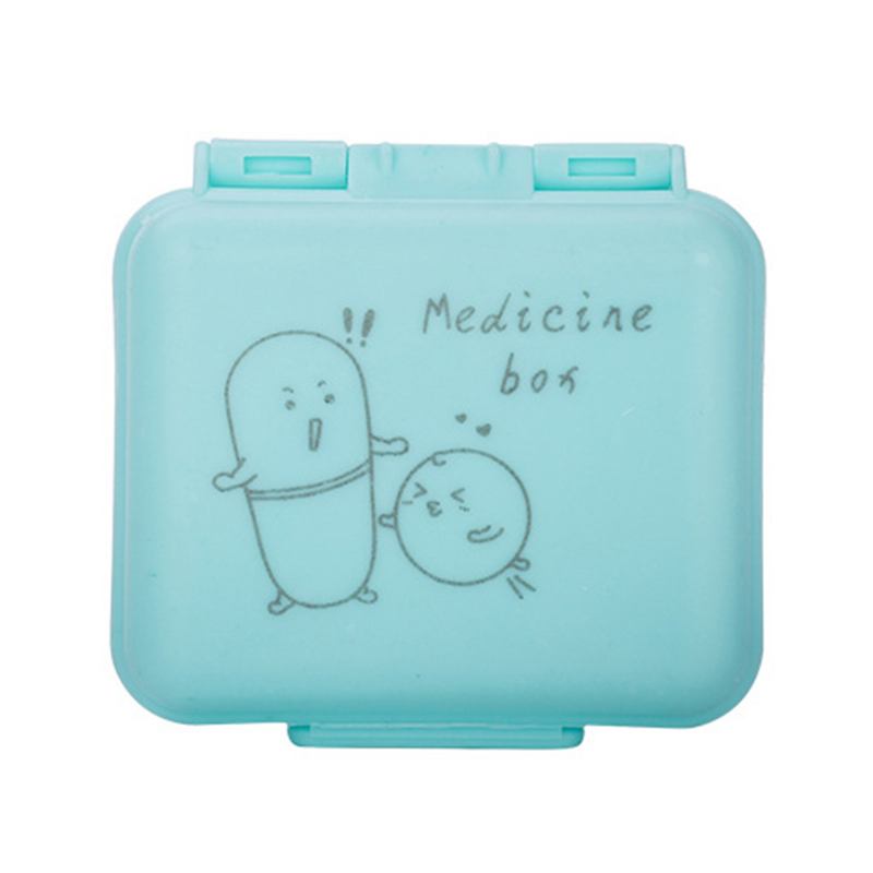 Cute Pill Box Portable 7 Compartments Medicine Vitamin Plastic Organizer Δωρεάν Bpa Για Παιδιά Ηλικιωμένους