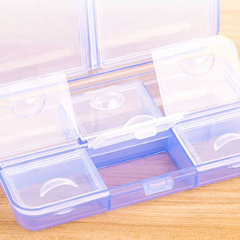 Εβδομαδιαίο Pocket Pill Organizer Βιταμίνες Pills Holder Dispenser Travel Planner Δοχείο Φαρμάκων Για Επαγγελματικό Ταξίδι