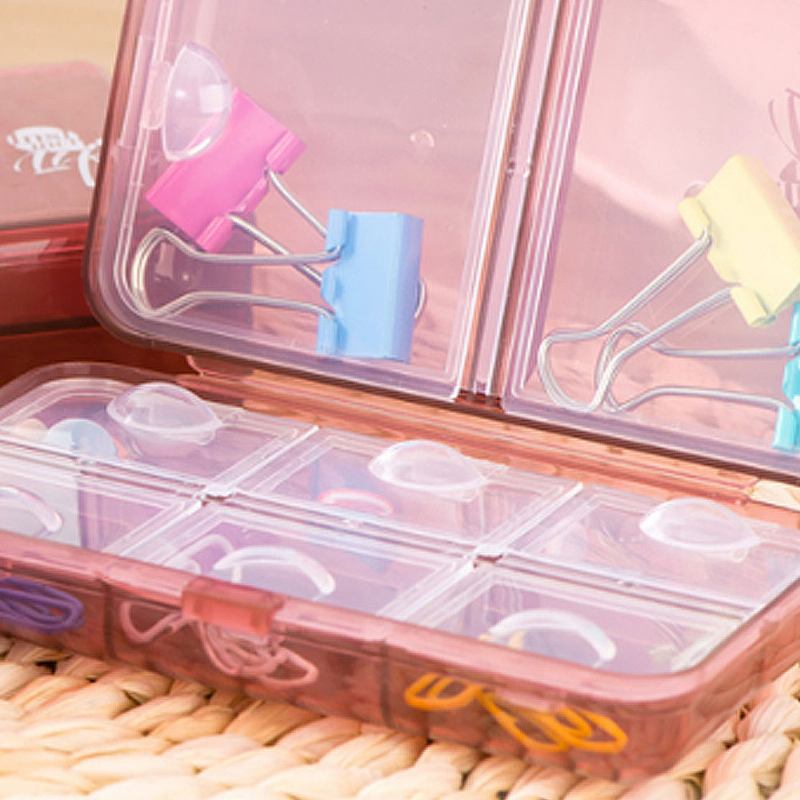 Εβδομαδιαίο Pocket Pill Organizer Βιταμίνες Pills Holder Dispenser Travel Planner Δοχείο Φαρμάκων Για Επαγγελματικό Ταξίδι