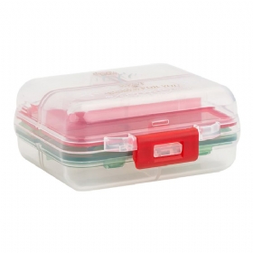 Φορητή Θήκη Χαπιών Pp Για Χρήση 7 Ημερών Mini Medicine Box Christmas Style Travel Outdoor Pill Keeper