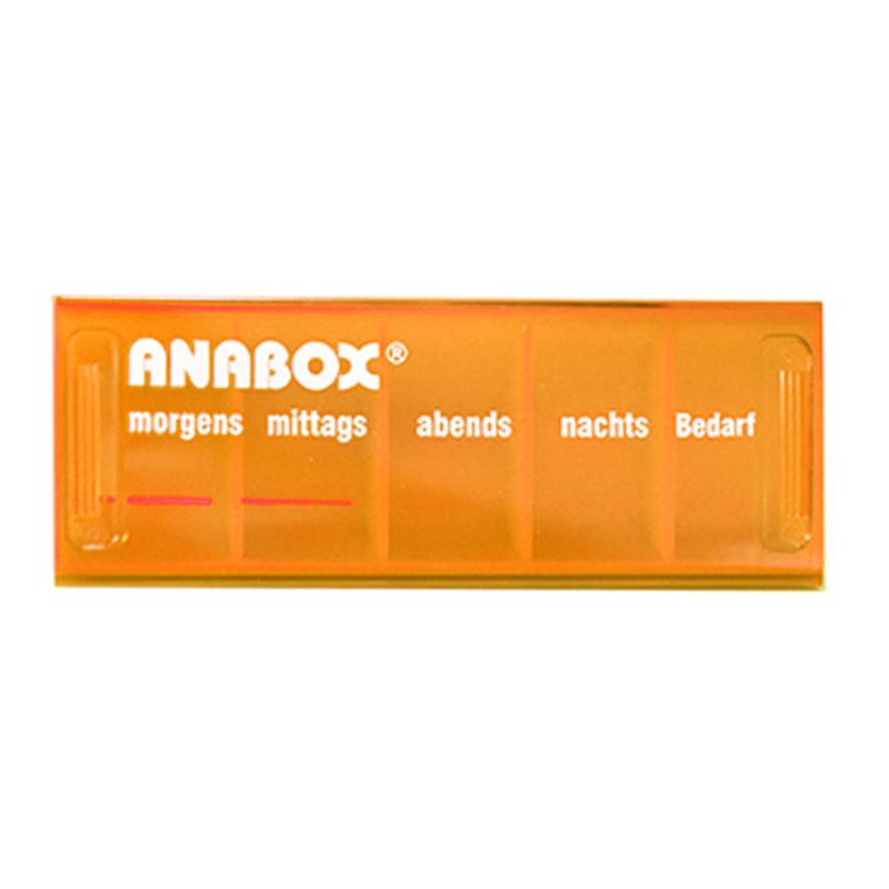 Φορητό Anabox Ανθεκτικό Στην Υγρασία Μικρό Κουτί Χαπιών Εβδομαδιαία Συσκευασία Ξεχωριστή Ιατρική Θήκη