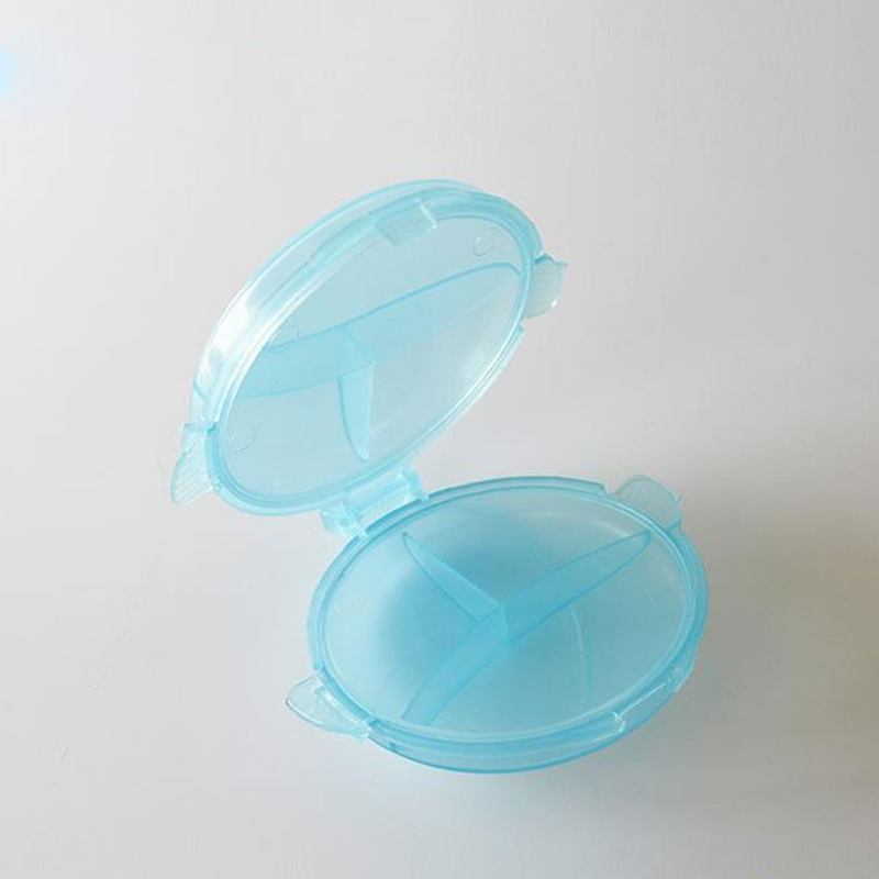 Φορητό Creative Fish Shape Mini Pill Box Medicine Case Organizer Δοχείο 6 Division For Children