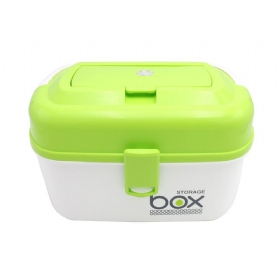 Φορητό Medicine Box Family Διπλής Στρώσης Πλαστικό Σφραγισμένο Κουτί Αποθήκευσης Χαπιών Μεγάλης Χωρητικότητας