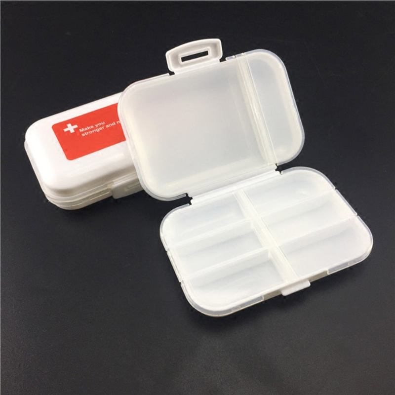 Φορητό Weekly Pill Organizer 8 Compartments Plastic Box Για Καθημερινή Ή Ταξιδιωτική Χρήση