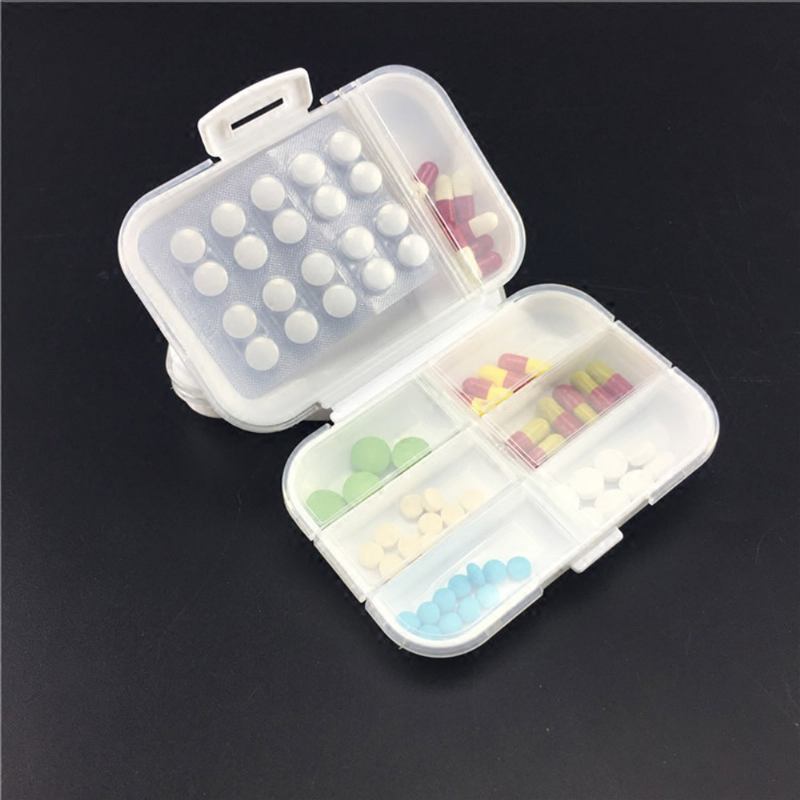 Φορητό Weekly Pill Organizer 8 Compartments Plastic Box Για Καθημερινή Ή Ταξιδιωτική Χρήση