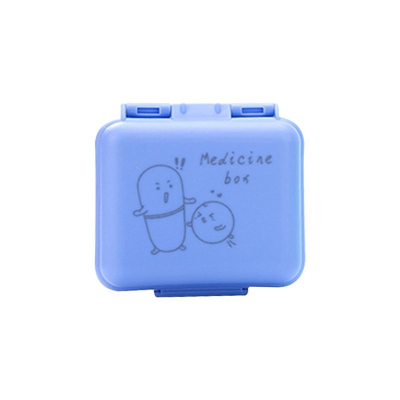 Kids Cartoon Pill Box Organizer 7 Compartments Χαριτωμένη Θήκη Για Συμπλήρωμα Αποθήκευσης Βιταμίνης