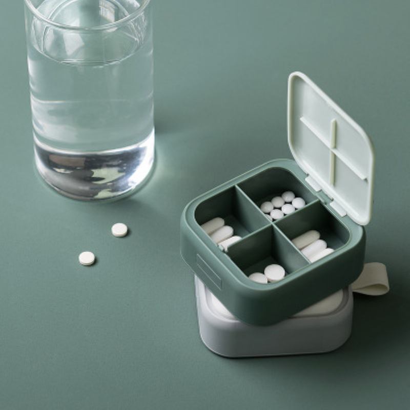 Mini Candy Portable Dispensing Pill Box Organizer Κουτί Αποθήκευσης Μεγάλης Χωρητικότητας