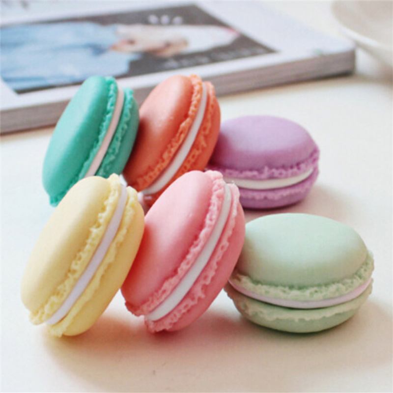 Mini Macaron Box Πολύχρωμο Box Αποθήκευσης Κοσμημάτων Cute Organizer Δοχείο Θήκης