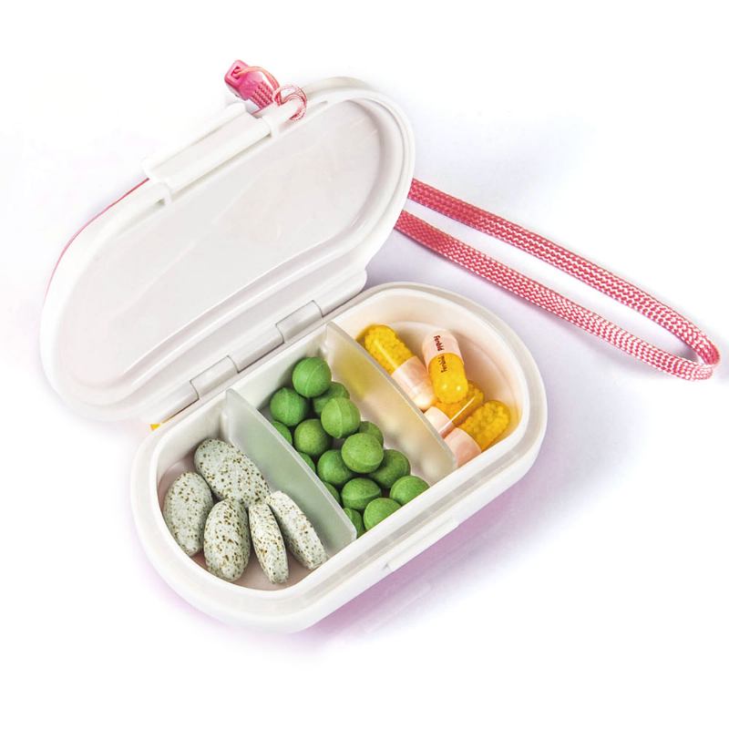 Mini Medicine Box Food Grade Pp Φορητά 7 Ημερών Διαμερίσματα Σφράγιση Αδιάβροχο Δισκίο Διοργανωτής Προσαρμογής