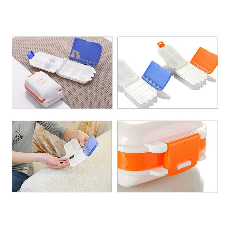 Mini Medicine Box Plastic Creativity 7 Compartments Φορητό Κουτί Χαπιών Μεγάλης Χωρητικότητας Για Ταξίδια Υπαίθριο Δοχείο Δισκίου