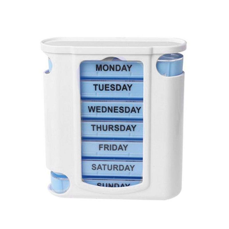 One Week Pill Box 28 Grids Seven Days Box Plastic Box Drawer Box