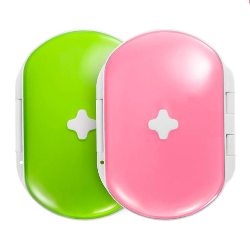 One Week Pill Box Nontoxic Pp Material Portable Medicine Container With Strap Weekly Case