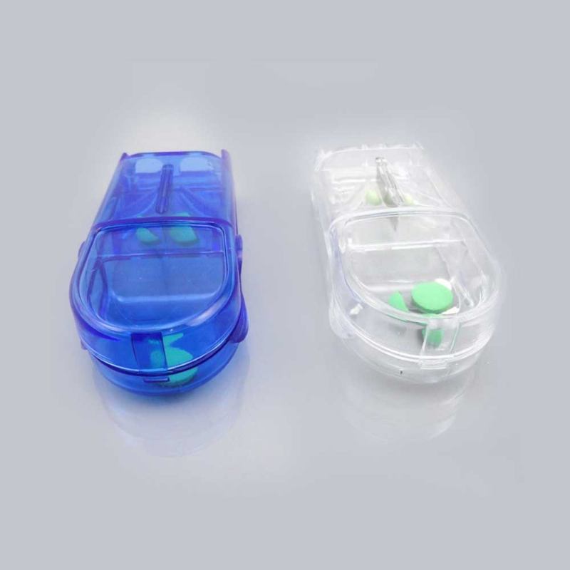 Pill Box Cutter Tablet Splitter Dustproof Case