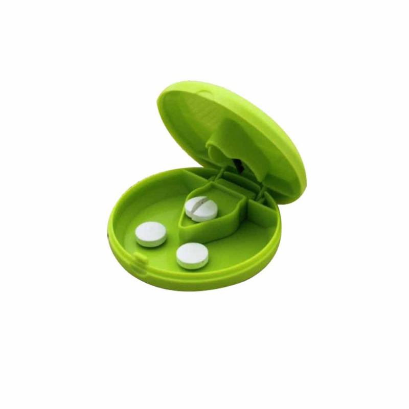 Pill Cutter Case Medicine Storage Box Φορητός Πλαστικός Διαχωριστής Κοπής Ταμπλετών