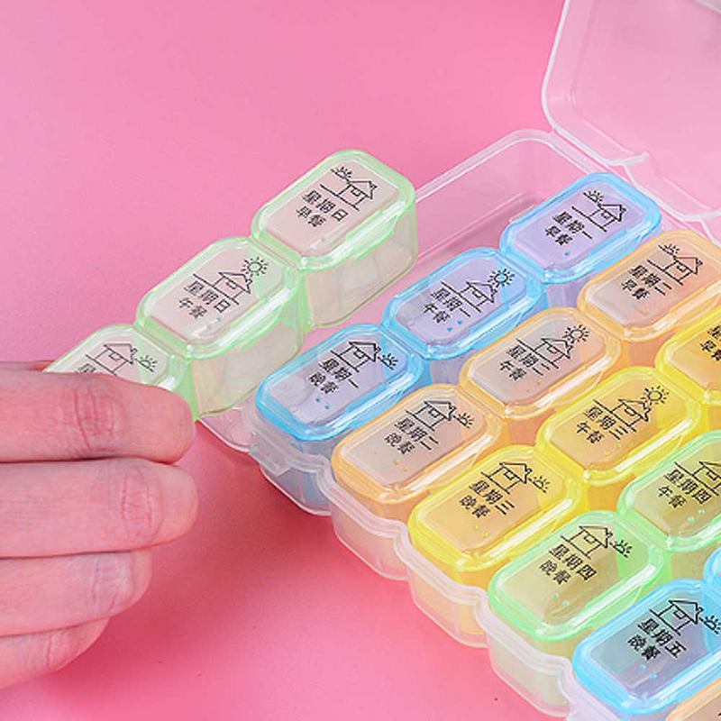 Weekly Pill Organizer Φορητή Θήκη Για Κουτί Χαπιών 7 Ημερών Με 28 Μεγάλες Ξεχωριστές Θήκες Για Φαρμακευτικές Βιταμίνες Ιχθυέλαιο Και Συμπληρώματα