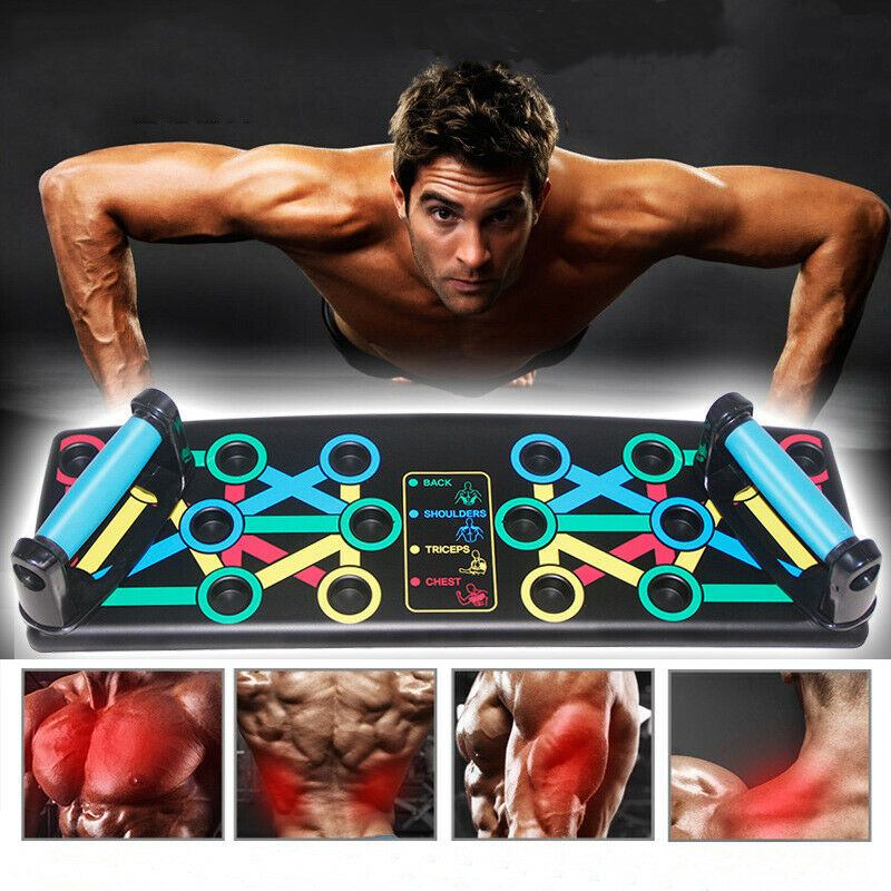 14 Σε 1 Push Up Board Stand Fitness Workout Pull Rope Gym Εκπαίδευση Μυών Στήθους Εργαλεία Άσκησης Body Building Πολυλειτουργικό Για Άνδρες Γυναίκες Φορητό Home