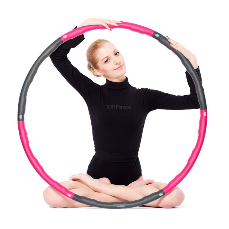 Αποσπώμενο Ευέλικτο Pp Exercise Fitness Weighted Hula Ring Hoop Για Παιδιά Ενήλικες