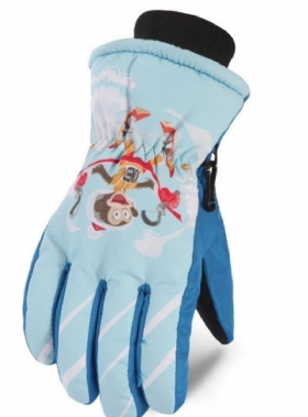 Δημιουργικά Παιδικά Γάντια Σκι Χειμωνιάτικα Ζεστά Κινουμένων Σχεδίων Για 6-8 Χρονών