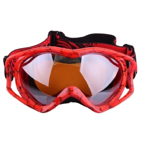 Κομψό Γυαλιά Σκι Με Διπλό Φακό Pc Αντιανεμικό Αντιθαμβωτικό Προστατευτικό Ματιών Snowboarding