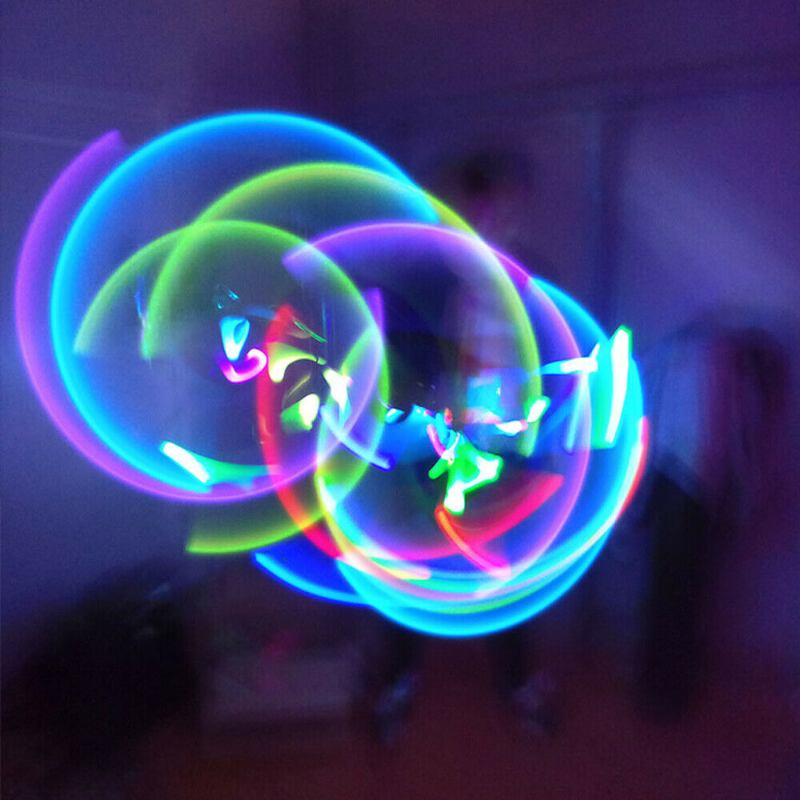 Λάμπα Led Light Nunchucks Nunchakus Glowing Stick Practice Performance Kung Fu Dance Αξεσουάρ Εργαλείο Χορού Δρόμου