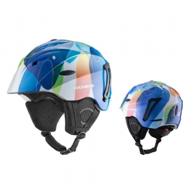 Rockbros Ski Helmet Protector Single Board Κράνος Χιονιού Διπλής Σανίδας Ζεστό Προστατευτικό Κεφαλής Για Ενήλικες Εξωτερικά Κράνη Για Άνδρες Γυναίκες