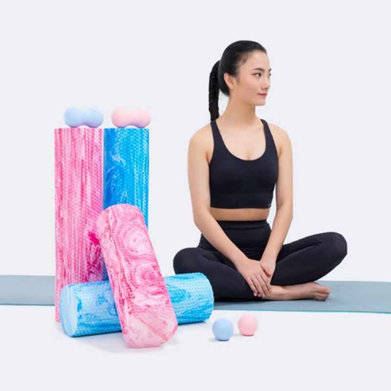 Yunmai Elastic Foam Rollers For Muscle Pain Relieve Φορητοί Κύλινδροι Αθλητικού Μασάζ Για Άσκηση Και Φυσικοθεραπεία