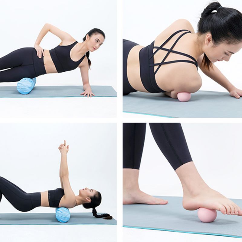 Yunmai Elastic Foam Rollers For Muscle Pain Relieve Φορητοί Κύλινδροι Αθλητικού Μασάζ Για Άσκηση Και Φυσικοθεραπεία