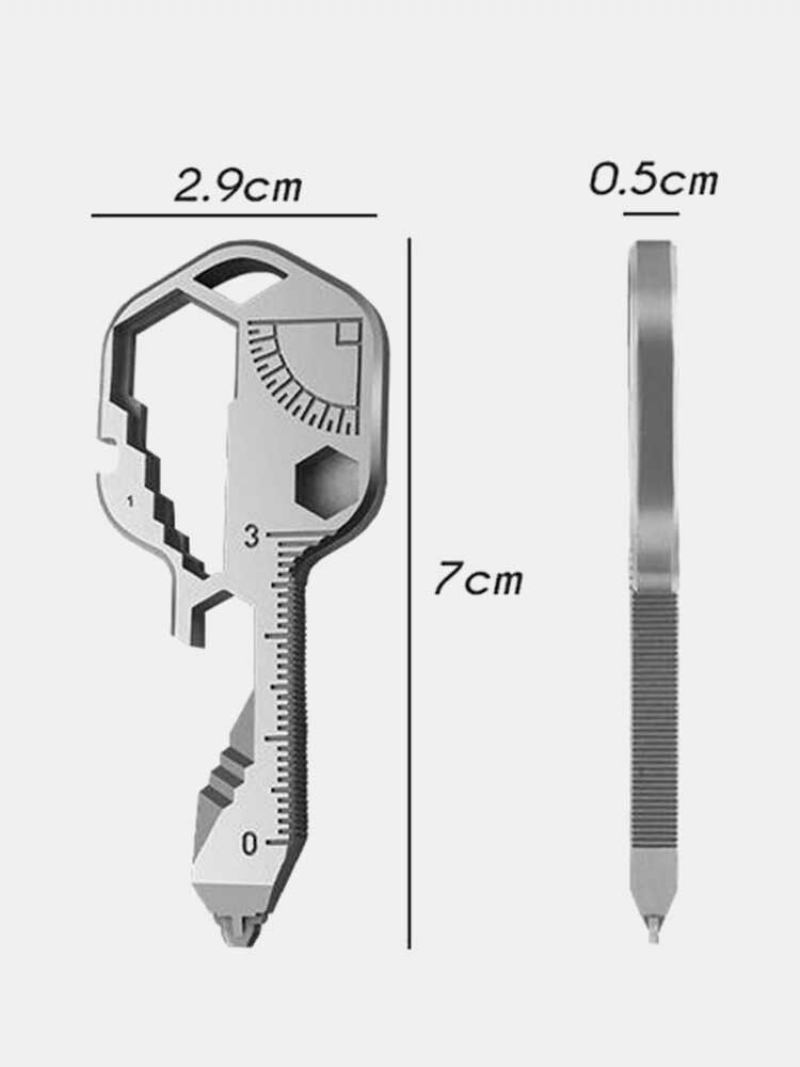 1 Pc 24 Σε 1 Σετ Edc Mini Πολυλειτουργικό Κατσαβίδι Με Σχισμή Κλειδί Κατσαβίδια Με Μπρελόκ Ανοιχτήρι Μπουκαλιών Επισκευή Θήκης