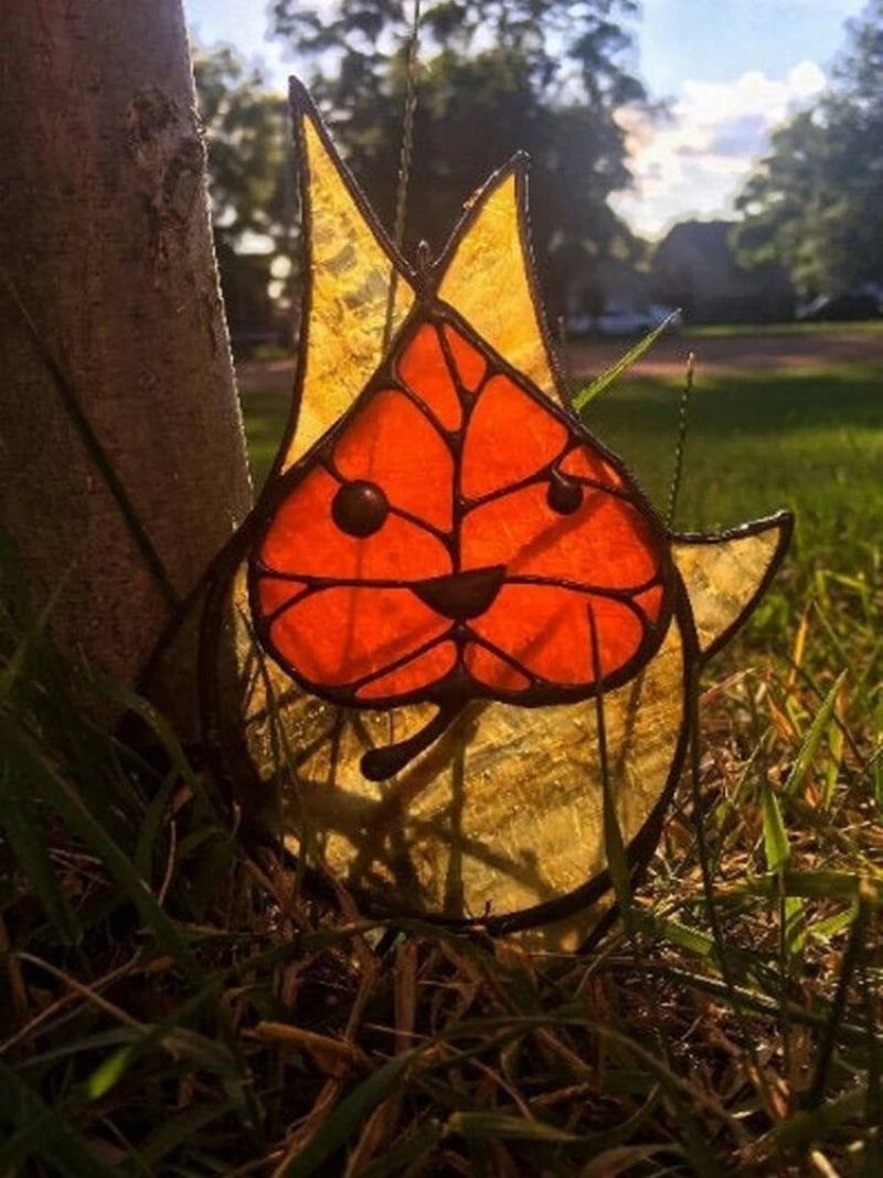 1 Pc Acrylic Koroks Family Zelda Με Θέμα Το Παιχνίδι Leaf Fairy Insert Card For Garden Decor Game Lovers